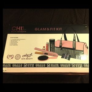 CHI straightener beauty glam & fit gym kit